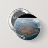 Badge Rond 5 Cm L'Île De Madagascar. (Devant & derrière)