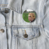 Badge Rond 5 Cm L'image 081, charpentier, svp, Dieu envoient la (En situation)