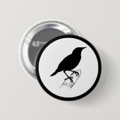 Badge Rond 5 Cm Limite de champ (Devant & derrière)