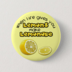 Badge Rond 5 Cm Limonade - bouton