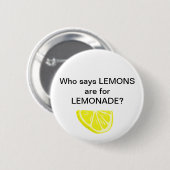 Badge Rond 5 Cm Limonade. Psh. (Devant & derrière)