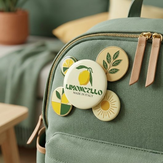 Badge Rond 5 Cm Limoncello