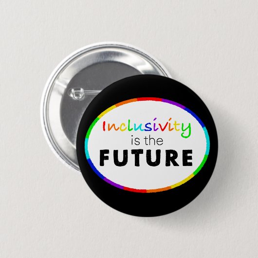 Badge Rond 5 Cm L'inclusion est l'AVENIR Neurodiversité Sensibilis (Devant & derrière)