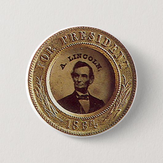 Badge Rond 5 Cm Lincoln - bouton (Devant)