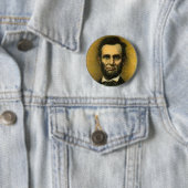 Badge Rond 5 Cm Lincoln - bouton (En situation)