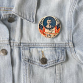 Badge Rond 5 Cm Lindbergh - bouton (En situation)