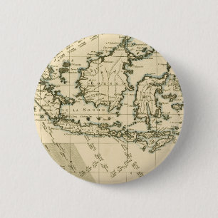 Badge Rond 5 Cm L'Indonésie et les Philippines