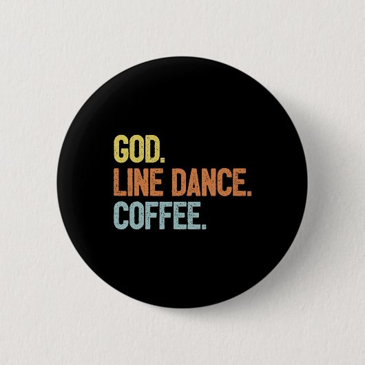 Badge Rond 5 Cm Line Dancer Dit Line Dance (Devant)
