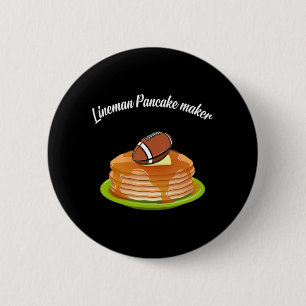 Badge Rond 5 Cm Lineman Pancake maker