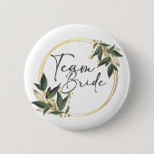 Badge Rond 5 Cm L'Inscription d'or de Bride (Devant)