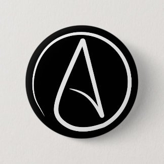 Badge Rond 5 Cm L'insigne de l'athée