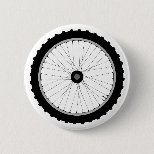 Badge Rond 5 Cm L'insigne de roue de bicyclette (Devant)