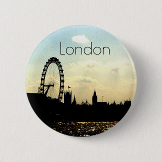 Badge Rond 5 Cm L'insigne d'oeil de Londres