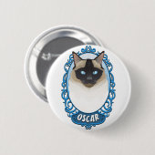 Badge Rond 5 Cm L'insigne original d'oscar (Devant & derrière)