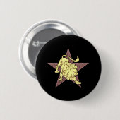 Badge Rond 5 Cm Lion (Devant & derrière)