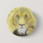 Badge Rond 5 Cm Lion (Devant)