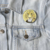Badge Rond 5 Cm Lion (En situation)