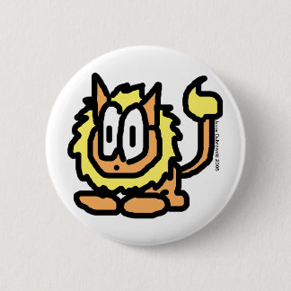 Badge Rond 5 Cm Lion