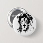 Badge Rond 5 Cm lion (Devant & derrière)
