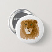 Badge Rond 5 Cm Lion (Devant & derrière)