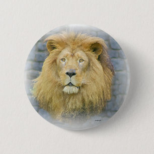 Badge Rond 5 Cm lion