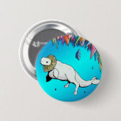 Badge Rond 5 Cm Lion de beluga (Devant & derrière)