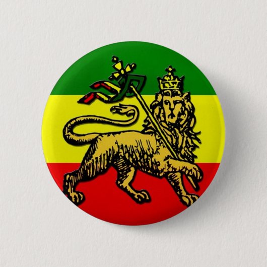 Badge Rond 5 Cm Lion de Juda (Devant)