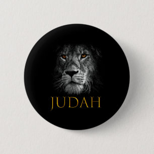 Badge Rond 5 Cm Lion de Juda Jésus Foi Chrétienne Sur Crainte Prem