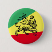 Badge Rond 5 Cm Lion de Juda Pin (Devant)