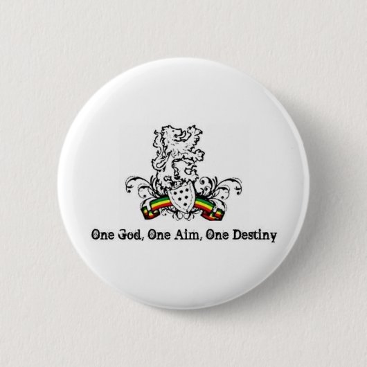 Badge Rond 5 Cm Lion de racines (Devant)