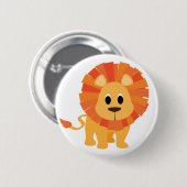 Badge Rond 5 Cm Lion doux (Devant & derrière)