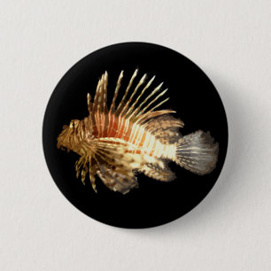 Badge Rond 5 Cm Lionfish