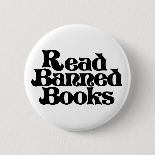 Badge Rond 5 Cm Lire les livres interdits (Devant)