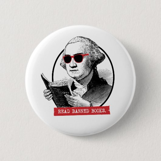 Badge Rond 5 Cm Lire les livres interdits (Devant)