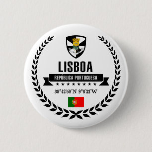Badge Rond 5 Cm Lisboa