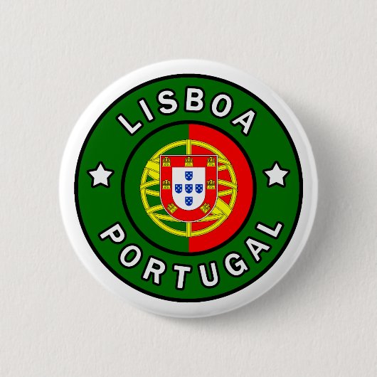Badge Rond 5 Cm Lisboa Portugal (Devant)