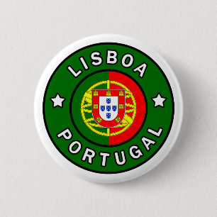 Badge Rond 5 Cm Lisboa Portugal