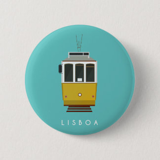 Badge Rond 5 Cm Lisbon Pin