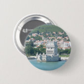 Badge Rond 5 Cm Lisbonne, Portugal (Devant & derrière)