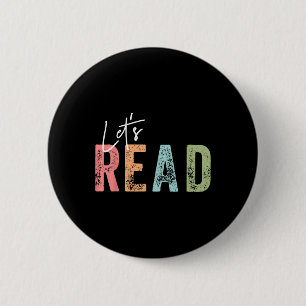 Badge Rond 5 Cm Lisons Le Livre Nerd Lecture Amateur De Livres Bib