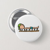 Badge Rond 5 Cm Lit De Nails (Devant & derrière)
