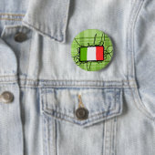 Badge Rond 5 Cm L'Italie (En situation)