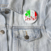 Badge Rond 5 Cm L'Italie (En situation)