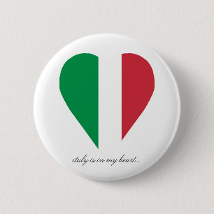 BADGE ROND 5 CM L'ITALIE