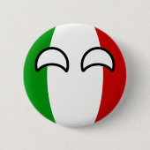 Badge Rond 5 Cm L'Italie Geeky tendante drôle Countryball (Devant)