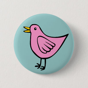 Badge Rond 5 Cm Little Bird 04