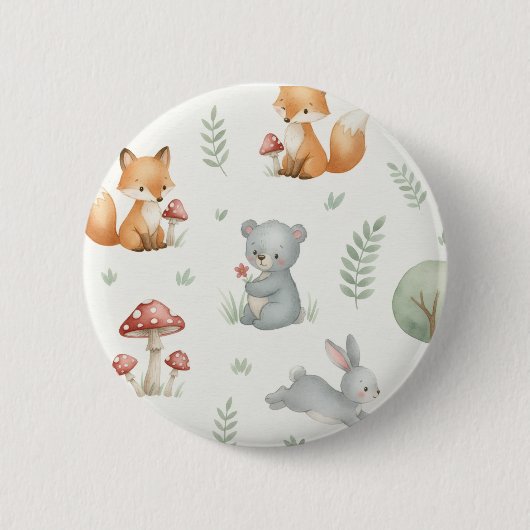 Badge Rond 5 Cm little bloom baby (Devant)