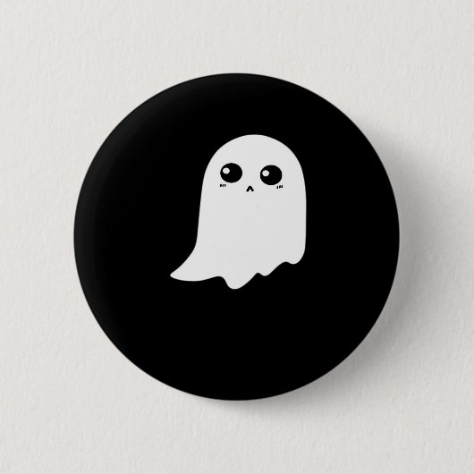 Badge Rond 5 Cm Little Boo Funny Meme (Devant)
