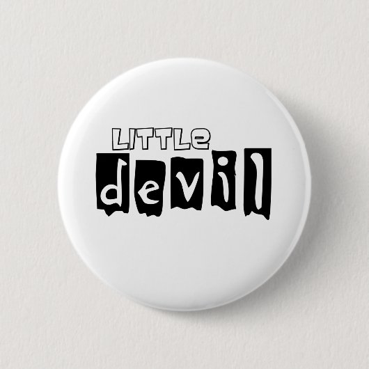 Badge Rond 5 Cm Little Devil (Devant)