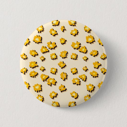 Badge Rond 5 Cm Little Flowers. (Devant)